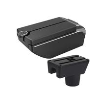 YUQUDGELKY Para Mitsubishi Para Attrage Mirage Caja Reposabrazos Para Mitsubishi Para Space Star Caja De Almacenamiento Reposabrazos Auto(B2 Línea negra 7USB)