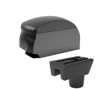 YUQUDGELKY Para Mitsubishi Para Attrage Para Mirage Reposabrazos Para Mitsubishi Para Space Star Reposabrazos De Coche Caja De Almacenamiento(B2 Black double)