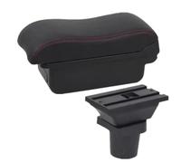 YUQUDGELKY Para Mitsubishi Para Colt Z30 Caja De Reposabrazos Para Colt Reposabrazos De Coche Caja De Almacenamiento Central Con USB(Una línea roja SIN USB)