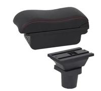 YUQUDGELKY Para Mitsubishi Para Colt Z30 Caja De Reposabrazos Para Colt Reposabrazos De Coche Caja De Almacenamiento Central Con USB(B red line 3USB)