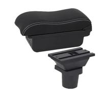 YUQUDGELKY Para Mitsubishi Para Colt Z30 Caja De Reposabrazos Para Colt Reposabrazos De Coche Caja De Almacenamiento Central Con USB(B white line 3USB)