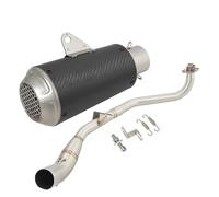 YUQUDGELKY Para MSX125SF Para GROM125SF MSX125 Para GROM 125 Silenciador De Escape Para Motocicleta Modificado Tubo De Enlace Central(Style G)