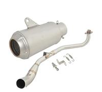 YUQUDGELKY Para MSX125SF Para GROM125SF MSX125 Para GROM 125 Silenciador De Escape Para Motocicleta Modificado Tubo De Enlace Central(Estilo B)