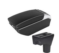 YUQUDGELKY Para N&issan Para March Para Micra K13 MK4 IV Para Sunny 2010-2022 Reposabrazos Central(Black white 7 USB)