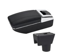 YUQUDGELKY Para N&issan Para Terrano 3 2012 2013 2014 2015 2016 2017 2018 Caja De Reposabrazos Central Caja De Almacenamiento Para Coche(A2 línea negra Sin USB)