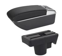 YUQUDGELKY Para Opel Para Astra 2006-2011 Caja De Descansabrazos Para Coche Caja De Almacenamiento Accesorio Para Coche Pieza De Retroadaptación(B2 Línea negra 7USB)