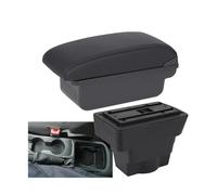 YUQUDGELKY Para Opel Para Astra J 2012-2022 Caja De Brazo De Auto Caja De Almacenamiento Auto Apoyo De Brazo Detalles Interiores(C2 Línea negra SIN USB)