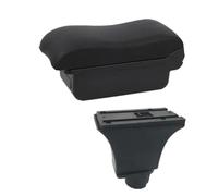 YUQUDGELKY Para Opel Para Corsa C Caja De Reposabrazos Para Corsa C Coche Reposabrazos Caja De Almacenamiento Central Retrofit Con USB(A2 línea negra Sin USB)