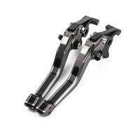YUQUDGELKY Para PCX160 2021 2022 2023 2024 2025 2026 Maneta De Freno Ajustable Aluminio 5D Para Motocicleta(Black gray)