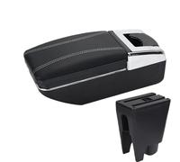 YUQUDGELKY Para Peugeot 107 Caja Reposabrazos Central Accesorios Interiores Coche Caja Almacenamiento(Línea blanca A3 Sin USB)