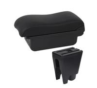 YUQUDGELKY Para Peugeot 107 Descansabrazos De Auto Caja De Almacenamiento Piezas Retrofit Detalles Interiores Accesorios Coche(B2 línea negra 3USB)