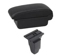 YUQUDGELKY Para PEUGEOT 206 Para Peugeot 206 CC Cabrio Caja De Almacenamiento Suministros Auto Detalles Interiores Reposabrazos(C1 Línea Blanca)