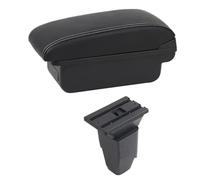 YUQUDGELKY Para PEUGEOT 206 Para Peugeot 206 CC Cabrio Caja De Almacenamiento Suministros Auto Detalles Interiores Reposabrazos(B1 Línea Blanca)