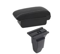 YUQUDGELKY Para Peugeot 206 Reposabrazos Para Peugeot 206 207 CC Cabrio Reposabrazos Auto(A1 Negro blanco NOUSB)