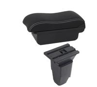 YUQUDGELKY Para Peugeot 206 Reposabrazos Para Peugeot 206 207 CC Cabrio Reposabrazos Auto(B2 Black white 3 USB)