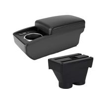 YUQUDGELKY Para Peugeot 208 2012 2013 2014-2018 Caja De Brazo De CocheCaja De Almacenamiento Portavasos Accesorios Coche De Retrofit(Black line 6 usb)