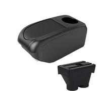 YUQUDGELKY Para Peugeot 208 2012-2018 Reposabrazos Central Caja De Almacenamiento Accesorios De Coche Piezas De Retrofit Soporte Auto Cenicero(B1 Black Frame 6USB)