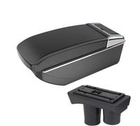 YUQUDGELKY Para Peugeot 301 Caja De Brazo Central Caja Almacenamiento Interior Retrofit Accesorio Auto Con USB(B3 Black white NO USB)
