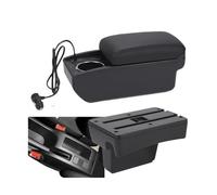 YUQUDGELKY Para Peugeot 307 2001 2002 2003 2004 2005-2008 Caja De Reposabrazos Auto Caja Almacenamiento Elevada Detalles Interiores(A2 Carga rápida)