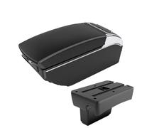 YUQUDGELKY Para Peugeot 307 I 2001 2002 2003 2004 2005 2006 2007 2008 Reposabrazos Caja Almacenamiento Interior Piezas Auto(A3 Negro blanco 7USB)