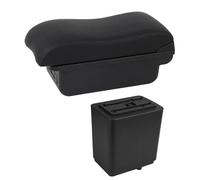 YUQUDGELKY Para Peugeot Para Partner Tepee Reposabrazos Piezas De Retroadaptación Auto Reposabrazos Caja De Almacenamiento Cargador USB Interfaz(C2 Línea Negra)
