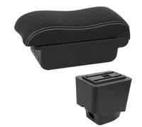 YUQUDGELKY Para R&enault Para Captur 2018 2019 2020 2021 Para Kaptur Caja Reposabrazos Auto Caja Almacenamiento Consola Central Accesorio(Línea Blanca C2)