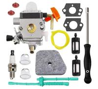 YUQUDGELKY Para S&TIHL FS90 FS110 HT101 FS130 FS100 = KM110R KM130 HL100 HT100 FS130R FS87 FS100R HL90 Carb Trimmer Kit Carburador