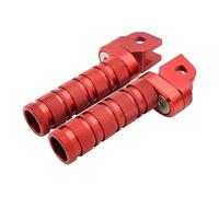 YUQUDGELKY Para Suzuki GSX-S750 S1000 S1000F/Z GSX250R Para V-STROM250 GSX-R 1000 750 600 Estriberas Moto CNC(ROJO)