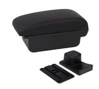 YUQUDGELKY Para Suzuki Para Baleno Caja De Reposabrazos Accesorios Modificación Consola Central Portavasos Interfaz USB(B1 línea roja 3USB)
