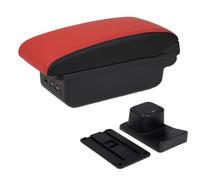 YUQUDGELKY Para Suzuki Para Baleno Caja De Reposabrazos Accesorios Modificación Consola Central Portavasos Interfaz USB(B5 borde negro 3USB)