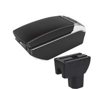 YUQUDGELKY Para Suzuki Para IGNIS Caja Descansabrazos Coche Piezas Retrofit Almacenamiento Interior Descansabrazos Central Accesorios Auto(Black red 7 USB)