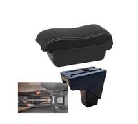 YUQUDGELKY Para Suzuki Para S-Presso Caja De Reposabrazos De Coche Caja De Almacenamiento Detalles Interiores(A2 Black white NO USB)