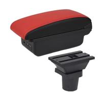 YUQUDGELKY Para Toyota Para RAV4 Caja Reposabrazos Auto Partes Interiores Caja Almacenamiento(B5 borde negro 3USB)