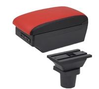YUQUDGELKY Para Toyota Para RAV4 Caja Reposabrazos Auto Partes Interiores Caja Almacenamiento(C5 black border 7USB)