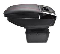 YUQUDGELKY Para Vauxhall Para Astra Para Corsa Para Mokka Para Tigra Para Zafira Para Meriva Caja De Reposabrazos Central(Negro con hilo rojo)