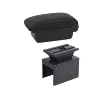 YUQUDGELKY Para Vauxhall Para Opel Para Adam Para Astra J H G Para Corsa D C GTC Para Mokka X Caja De Descansabrazos Para Coche Consola Central(A1 Línea negra SIN USB)