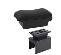 YUQUDGELKY Para Vauxhall Para Opel Para Adam Para Astra J H G Para Corsa D C GTC Para Mokka X Caja De Descansabrazos Para Coche Consola Central(A2 línea negra Sin USB)