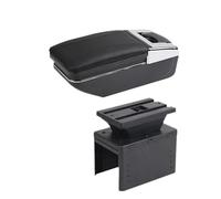 YUQUDGELKY Para Vauxhall Para Opel Para Adam Para Astra J H G Para Corsa D C GTC Para Mokka X Caja De Descansabrazos Para Coche Consola Central(A2 línea negra Sin USB)