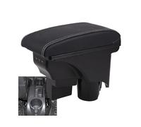 YUQUDGELKY Para VW Para Golf 6 Caja De Brazo Para S&CIROCCO Para Sagitar Para Golf 6 Para Golf 5 Mk6 MK5 Para Jetta 5 Caja De Almacenamiento Auto(B3 White line Corium)