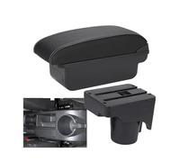 YUQUDGELKY Para VW Para Golf 6 Para Golf 5 Mk6 MK5 Para Jetta 5 Reposabrazos Auto Para Sagitar Caja De Almacenamiento Detalles Interiores(C3 Negro blanco SIN USB)
