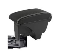 YUQUDGELKY Para VW Para Polo 2019 2020 2021 2022 2023 2024 Reposabrazos Auto Caja Almacenamiento Piezas Retrofit Accesorios Coche(B3 cuero genuino)