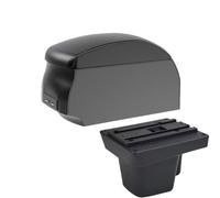 YUQUDGELKY Para Wuling Para Confero S Reposabrazos Auto Caja Reposabrazos Caja De Almacenamiento Central Accesorios Auto Modificación Con Interfaz USB(A2 Black single)