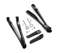 YUQUDGELKY Para Y&amaha YZF R1 YZFR1 2004 2005 2006 2007 2008 Reposapiés traseros de moto Juego de soportes de estriberas(Gloss Black)