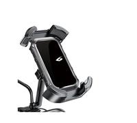 YUQUDGELKY Para Yamaha FZ6 ZF6N FZ6R Accesorios Motocicleta Manillar Soporte para Teléfono Móvil GPS(Blanco,Rearview Mirror)
