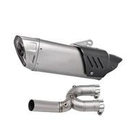 YUQUDGELKY Para YZF-R1 R1 2015 2016 2017 2018 2019 2020 2021 2022 Silenciador De Escape Para Motocicleta Tubo De Enlace Central Sección Central Sistema(Style B 480MM)