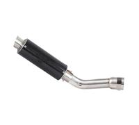 YUQUDGELKY Per Y&amaha FZ1 FZ1N FZ1000 2006-2015 Sistema De Escape De Motocicleta Slip-On xTubo De Enlace Central Silenciador Modificado DB Killer(Estilo A)