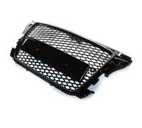 YUQUDGELKY Rejilla Paragolpes Delantero Para A3 S3 8P 2008-2012 Estilo RS3 Negro Brillante Rejillas Deportivas Superior Cubierta Panal