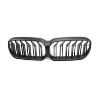 YUQUDGELKY Rejillas Paragolpes Delantero Lámina Doble Para 5-Series G30 G31 2021-2023 530i 540i Estilo Línea Única Superiores(Matte Black,Double)