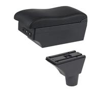 YUQUDGELKY Reposabrazos Auto Para Citroen Para Berlingo Almacenamiento Central Estilo Auto Decoración Con Portavasos(Línea negra E2)