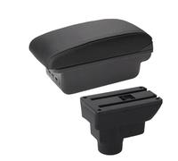 YUQUDGELKY Reposabrazos Central Para Opel Para Corsa D Compartimento De Almacenamiento Para Piezas Interiores Piezas De Reequipamiento(B2 línea negra 3USB)